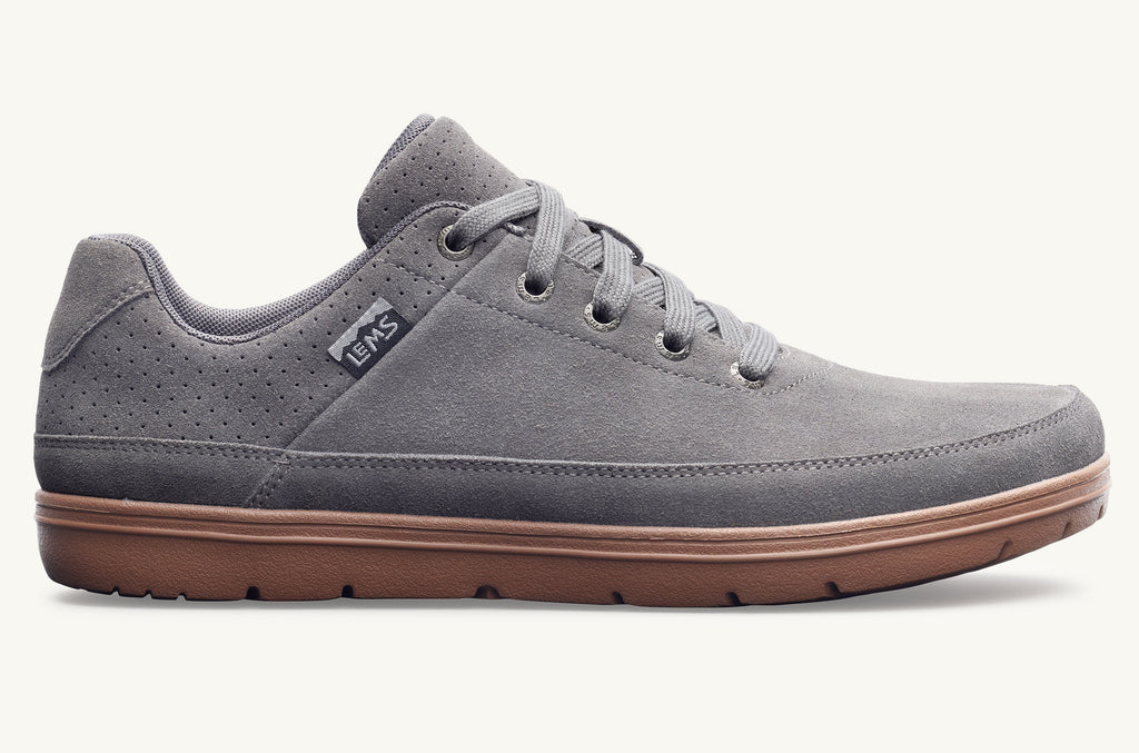 Grey Women's Lems Suede Shoes Chillum | ING3369ZF