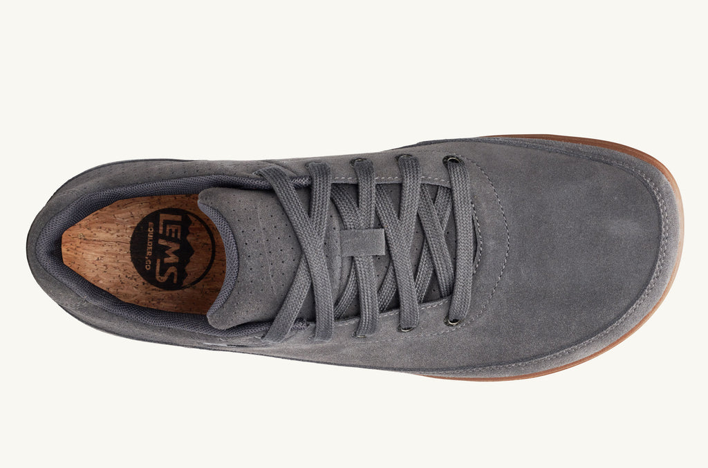 Grey Women's Lems Suede Shoes Chillum | ING3369ZF