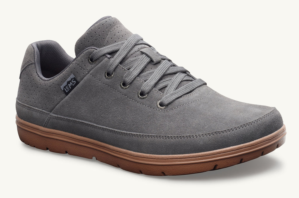 Grey Women's Lems Suede Shoes Chillum | ING3369ZF