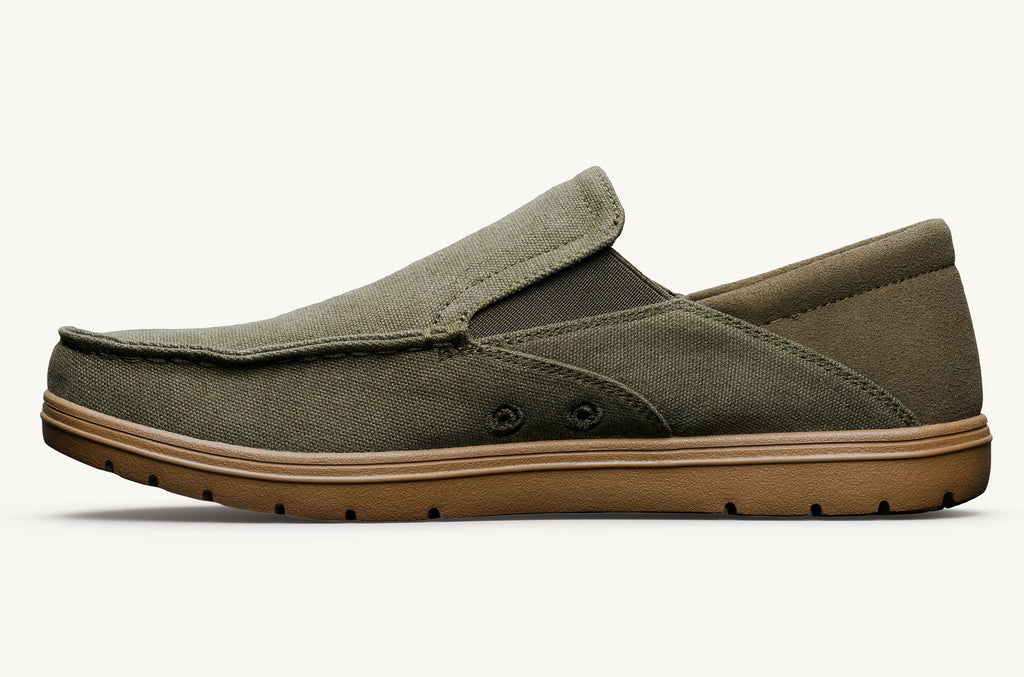 Olive Men's Lems Slip On Shoes Drifter | APT6723CP