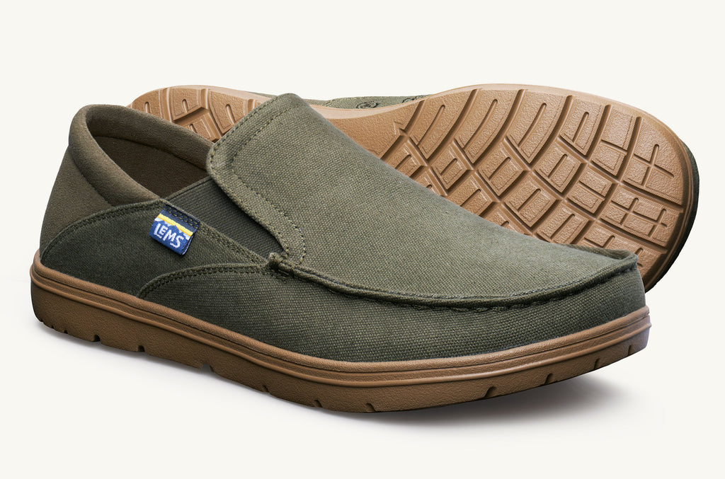 Olive Men's Lems Slip On Shoes Drifter | APT6723CP